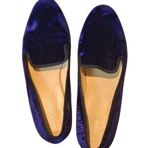 Cole Haan Women's Size 7.5 B Purple Velvet Loafers Cole Haan